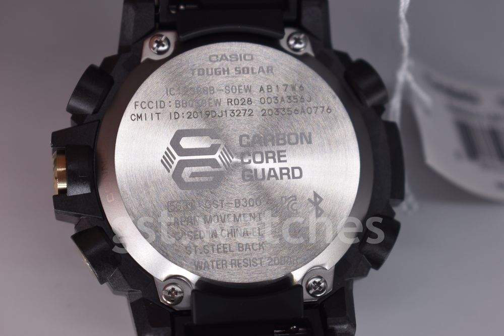Casio G-Shock GST-B300B-1A NEW ORIGINAL | Bluetooth | Solar | G-Steel