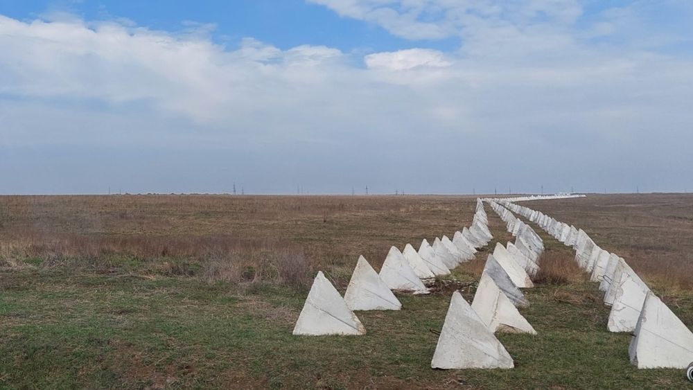 Моделі протитанкових загорож "зуби дракона" масштаб 1/35