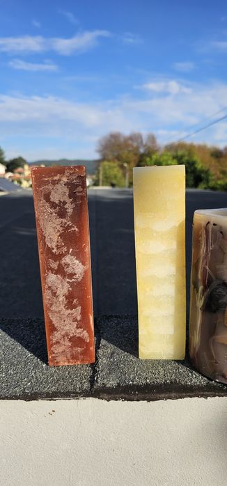 5 Velas Decorativas Artesanais Premium