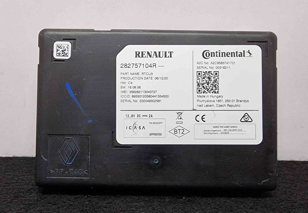 Módulo Multimédia 282757104R - RENAULT SCÉNIC IV