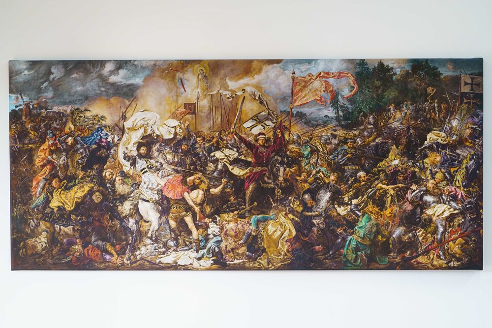 Fotoobraz “Bitwa pod Grunwaldem” 158 cm x 70 cm  Płótno Canvas 375/m2