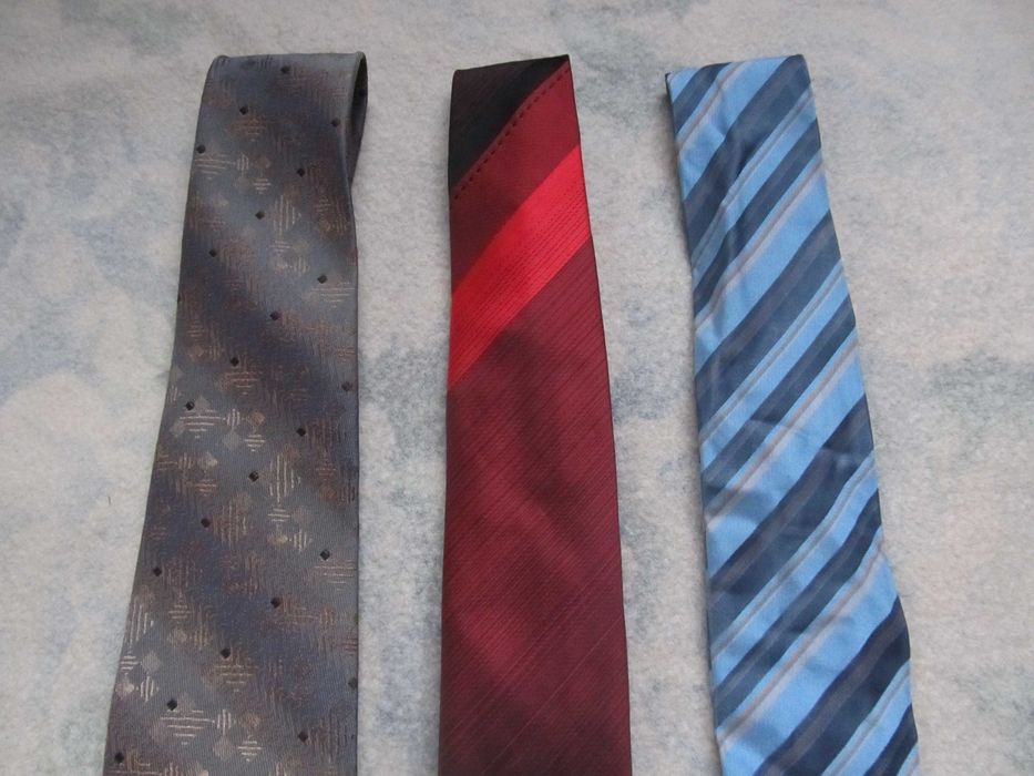 Галстук винтаж Узкий Alpi Arseda, Setura Gold и Prague Centrotex