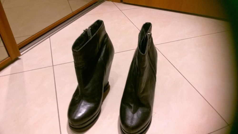 kozaki - botki czarne