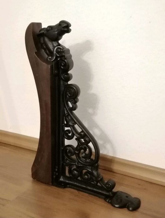 Suporte porta sela - equitação - ferro fundido