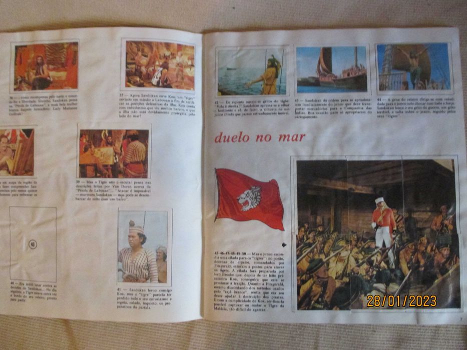 Coleção Sandokan - Caderneta a faltar só 10 cromos