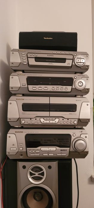 Legendarna Wieża Technics SC-EH750 | Komplet 5 Głośników.Klasy Hi-fi
