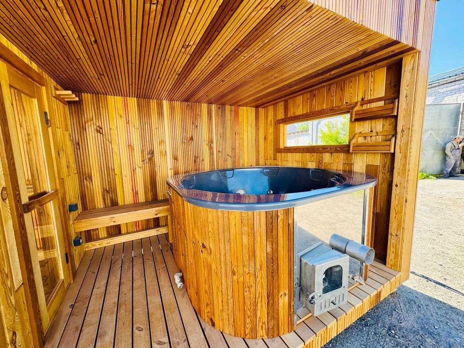 ЕКОЛОГІЧНО! Бані! Джакузі! Купель! Спа-купель! Чан! Баня з чаном!