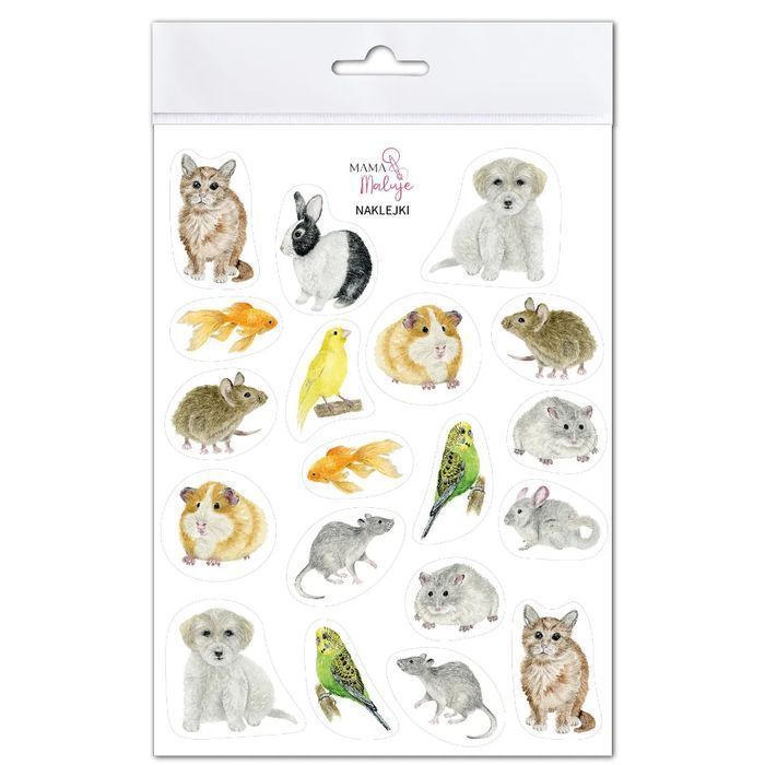Naklejki Zwierzęta Domowe Mama Maluje