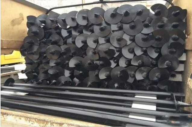 Палі, сваї гвинтові, геошуруп, сваи винтовые, монтаж, установка