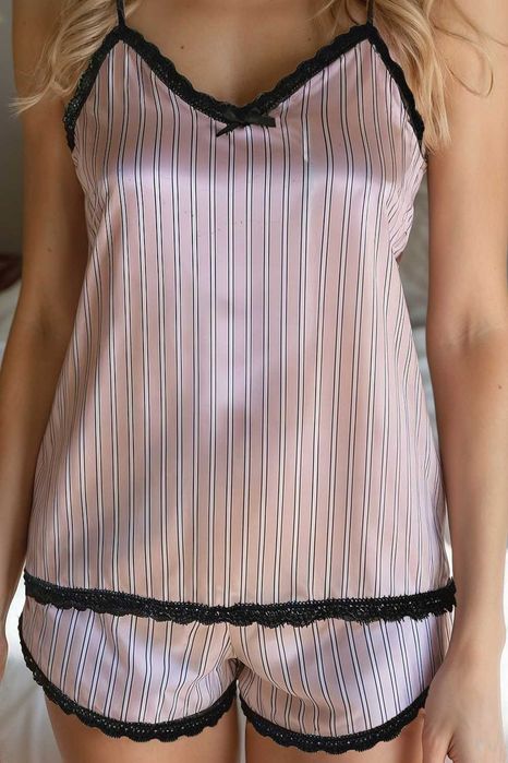 Pierre Cardin piżama damska poliester różowy rozmiar XL