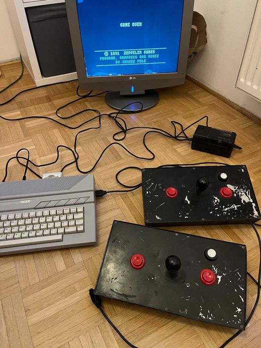 Pancerny Joystick Arcade Stick do Atari Commodore Amiga