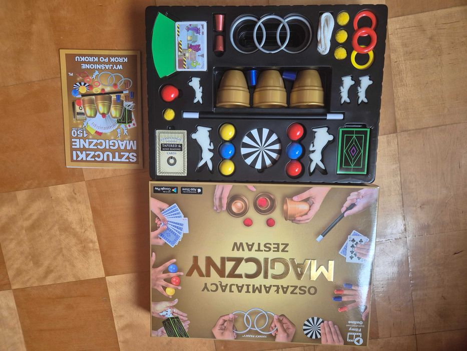 Zestaw magiczne sztuczki ZŁOTA EDYCA