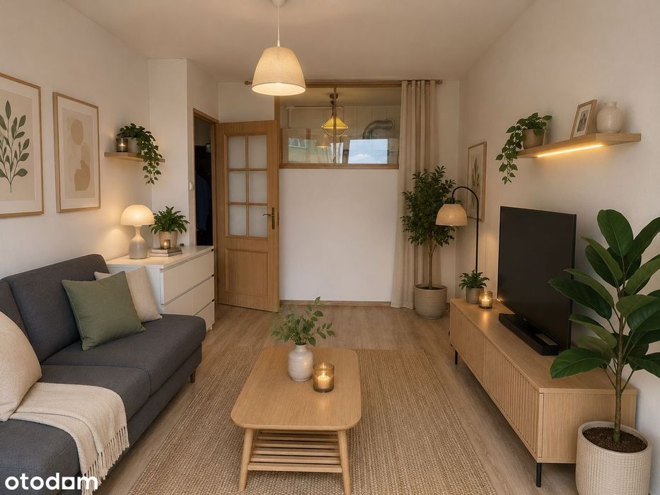 Przytulne 37m², 2 pokoje, 4. piętro z windą