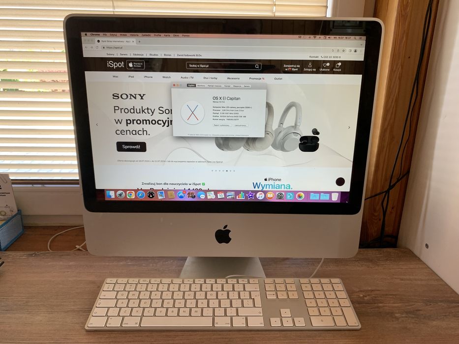 Komputer Aplle All in One iMac El Capitan