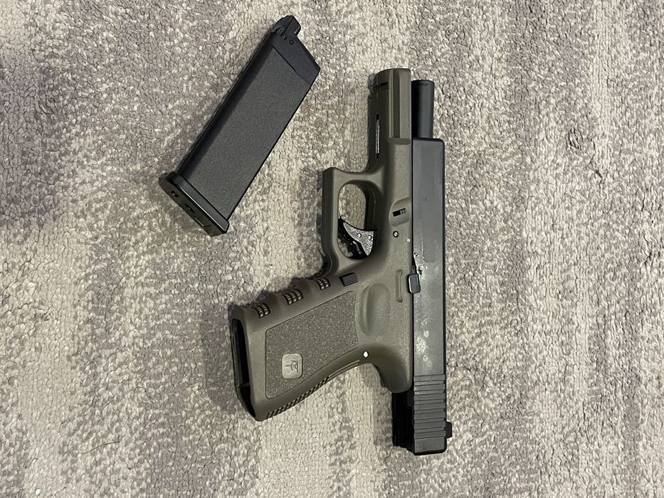 PISTOLA GLOCK 23 OD GREEN GAS BLOWBACK AIRSOFT (ENVIO GRATIS)