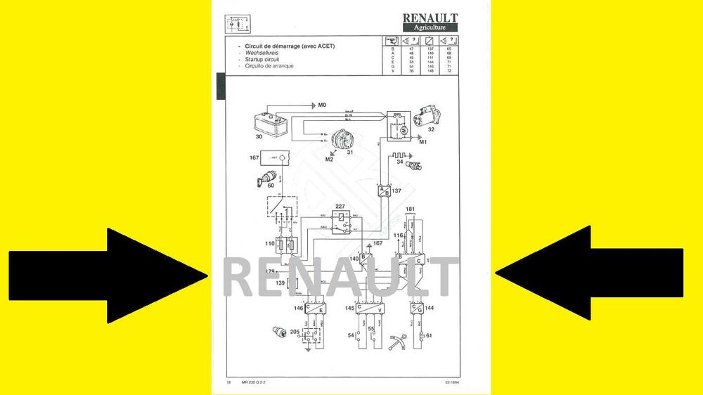 Ciągnik Renault 110-54 instrukcja SERWISOWA warsztatowa NAPRAW rarytas