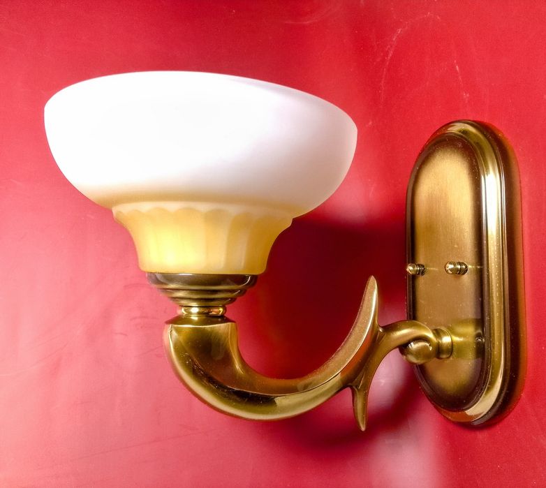 Бра настенные,,стекло, бронза.