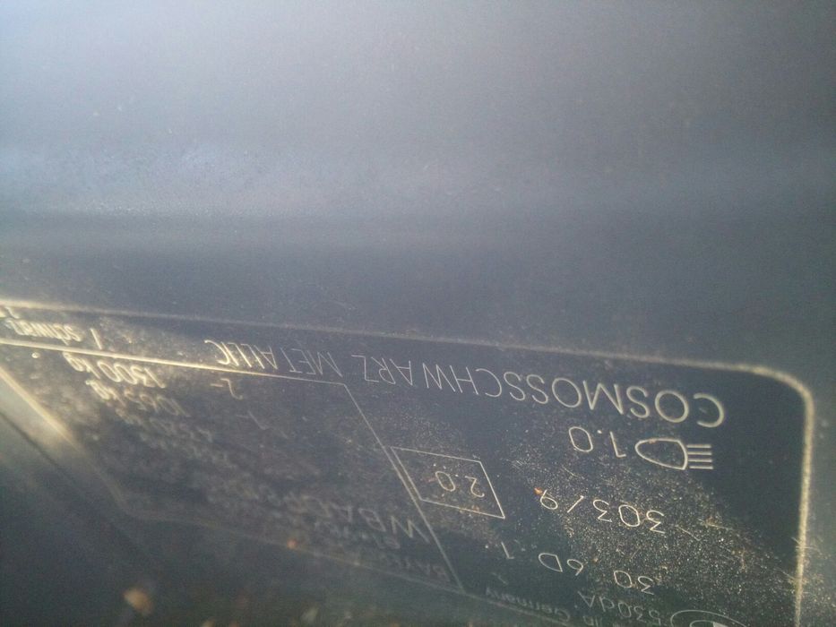 Bmw e39 maska blotniki zderzak cosmosschwarz metallic