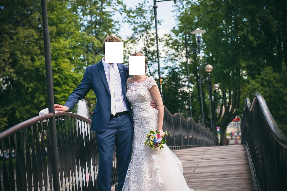 Sukienka ślubna, rozmiar M.