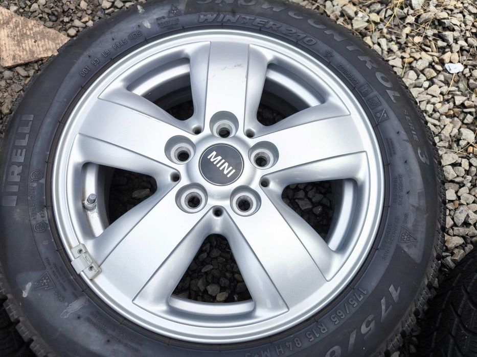 Koła Mini ONE F55 F56 F57 15 cali 5x112 ET46 Opony 175/65 Czujniki