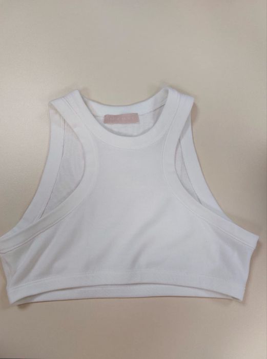 Білий топ майка the coat