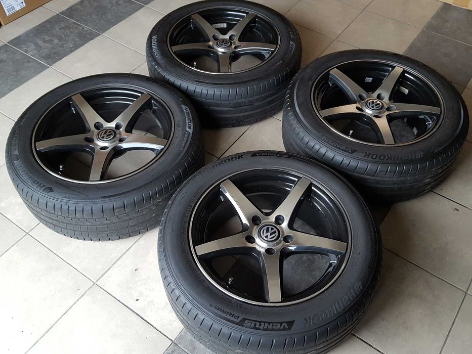 koła letnie alufelgi 16 5x112 opony 205/55/16 VW Golf Skoda Octavia
