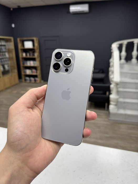 iPhone 15 Pro Max 256gb Natural Titanium Neverlock з Гарантією!