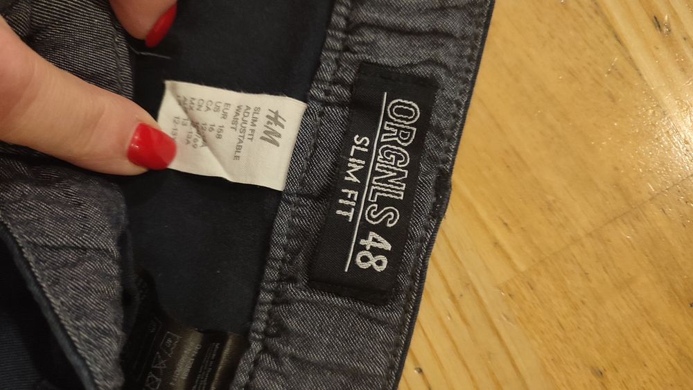 Spodnie chłopięce chinos H&M r.158 stan idealny