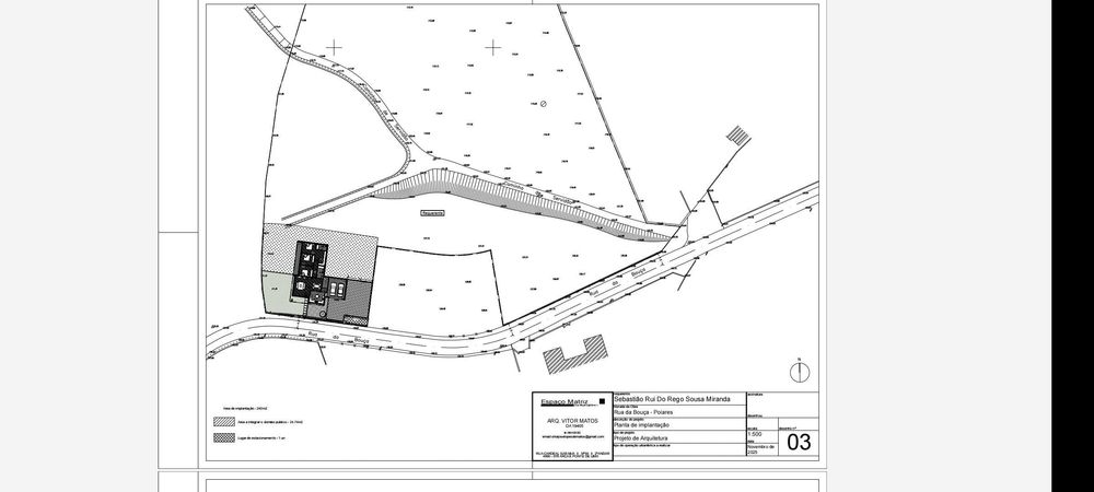 Terreno com 14760m2 dos quais 3350m2 em área construtiva