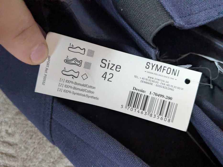 Symfoni slip-on tenisówki granatowe tekstylne rozm. 42