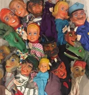 Rare Vintage Puppet (1940s/1950s) – Classic 'Little Red Riding Hood' Story64551915347457120