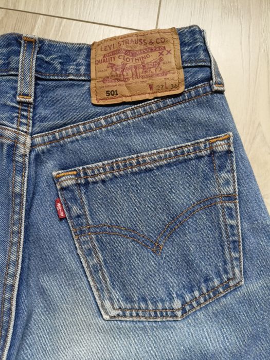 Jeansy straight - klasyczne / Levi's / roz. XS