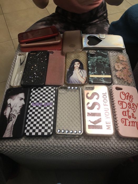 17 szt Case etui komplet iphone 6 7 8