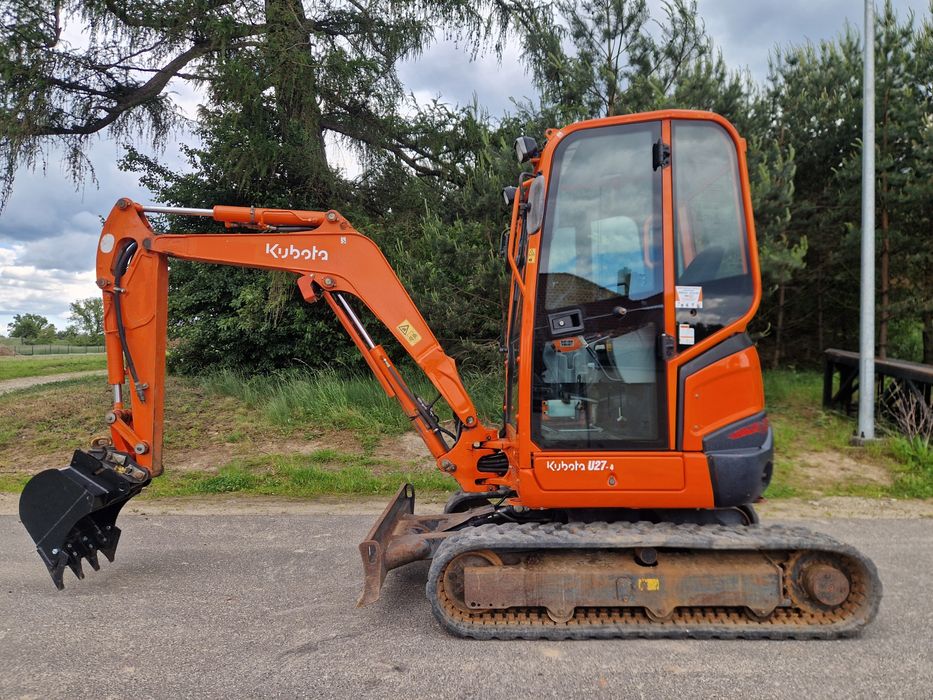 Minikoparka KUBOTA U27-4 Rok 2015