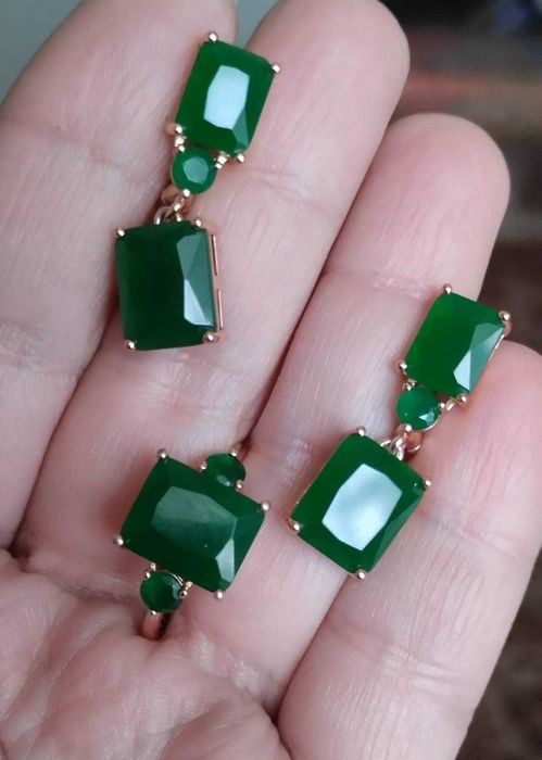 Вінтажна біжутерія, набори прикрас, кульчики, кулон, обручка, кільце.