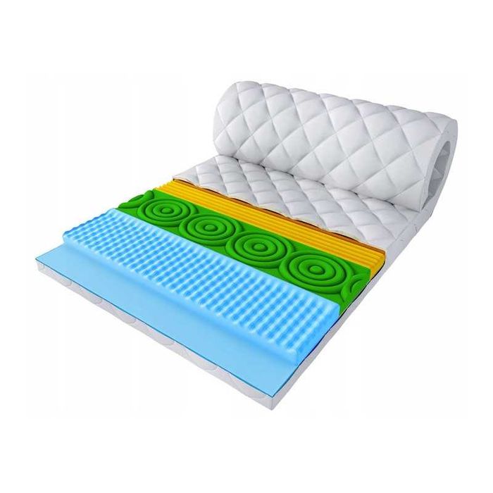 Materac nawierzchniowy nakładka na materac 160x200 masujący TOPPER 8c