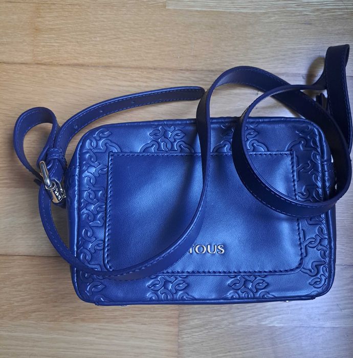 Mala de tiracolo média Mossaic em Pele - Marca Tous - Nova!