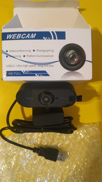 Webcam 1080P Full HD kamera USB wbudowany mikrofon kamera sieciowa USB