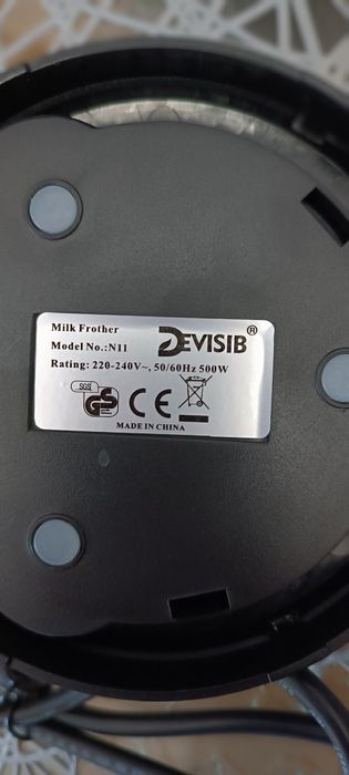 Elektryczny Spieniacz do mleka DEVISIB Podgrzewacz