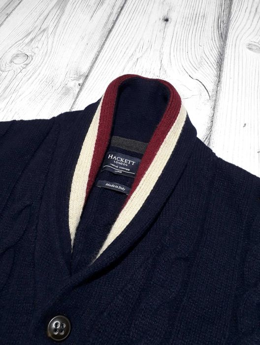 Кардиган HACKETT London cable knit кофта розмір L