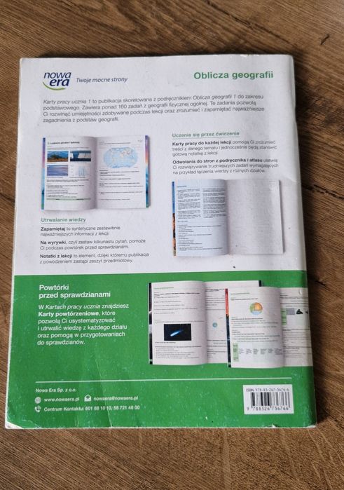 Karty pracy ucznia Oblicza geografii 1