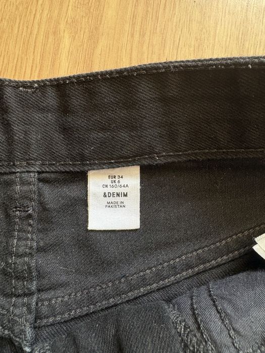 Джинсова цупка спідниця від h&m