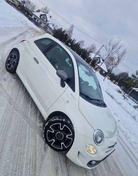 Fiat 500 Sport Hybryd biała perła