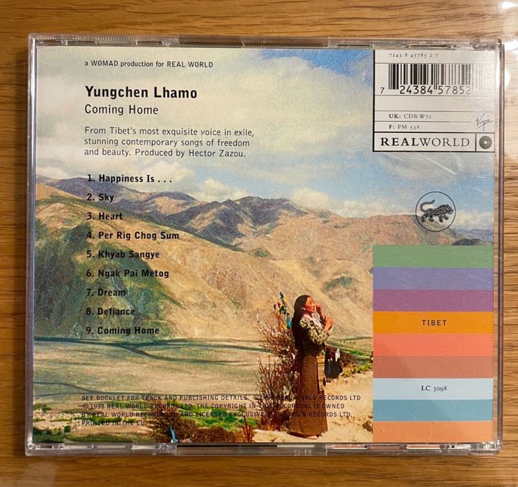 Yungchen Lhamo Coming Home !!autograf!! 1998