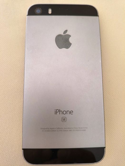 iPhone 5 SE, 64GB, bateria 86%, bom estado