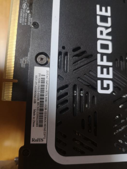 Відеокарта Zotac RTX 3080