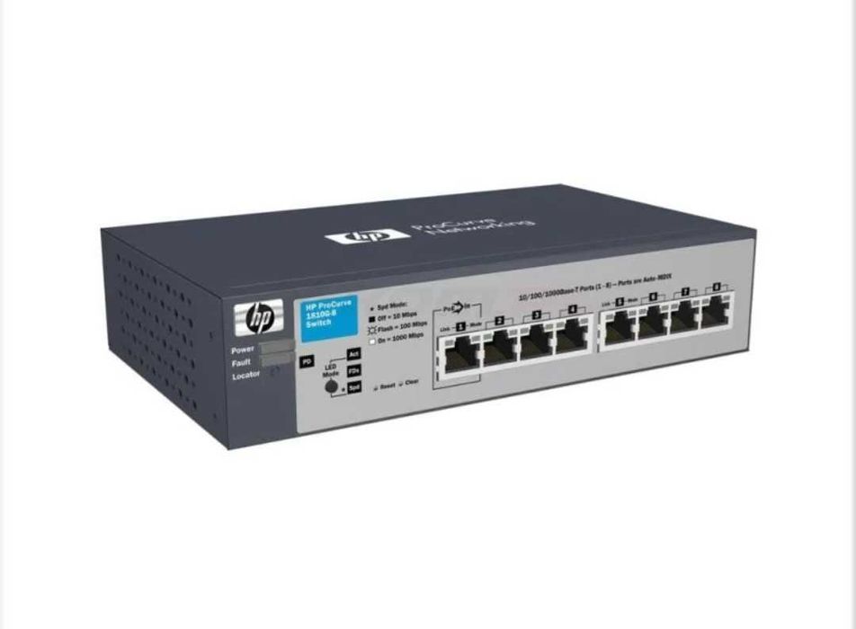 Przełącznik zarządzalmy gigbitowy 8 portowy HP 1810 8G J9802A