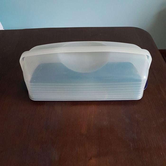 Caixa/ tupperware de transporte bolo/torta, etc.