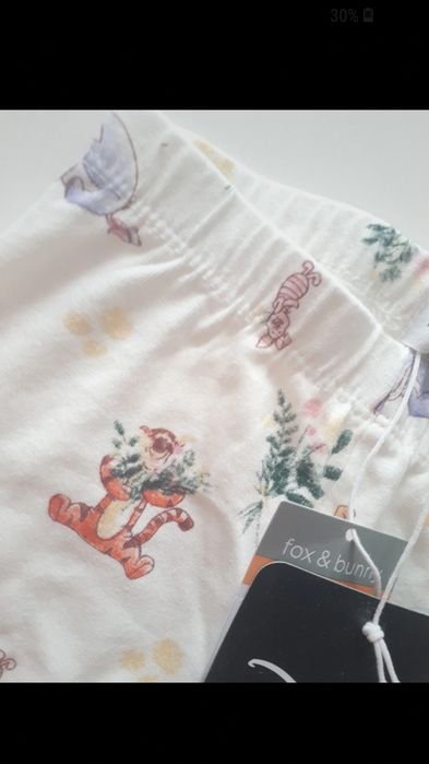 Unikatowe legginsy niemowlęce Kubuś Puchatek 80