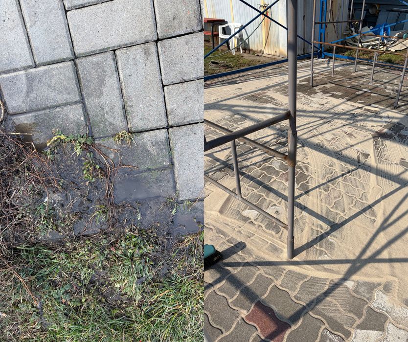 Mycie ciśnieniowe kostki brukowej oraz mycie elewacji